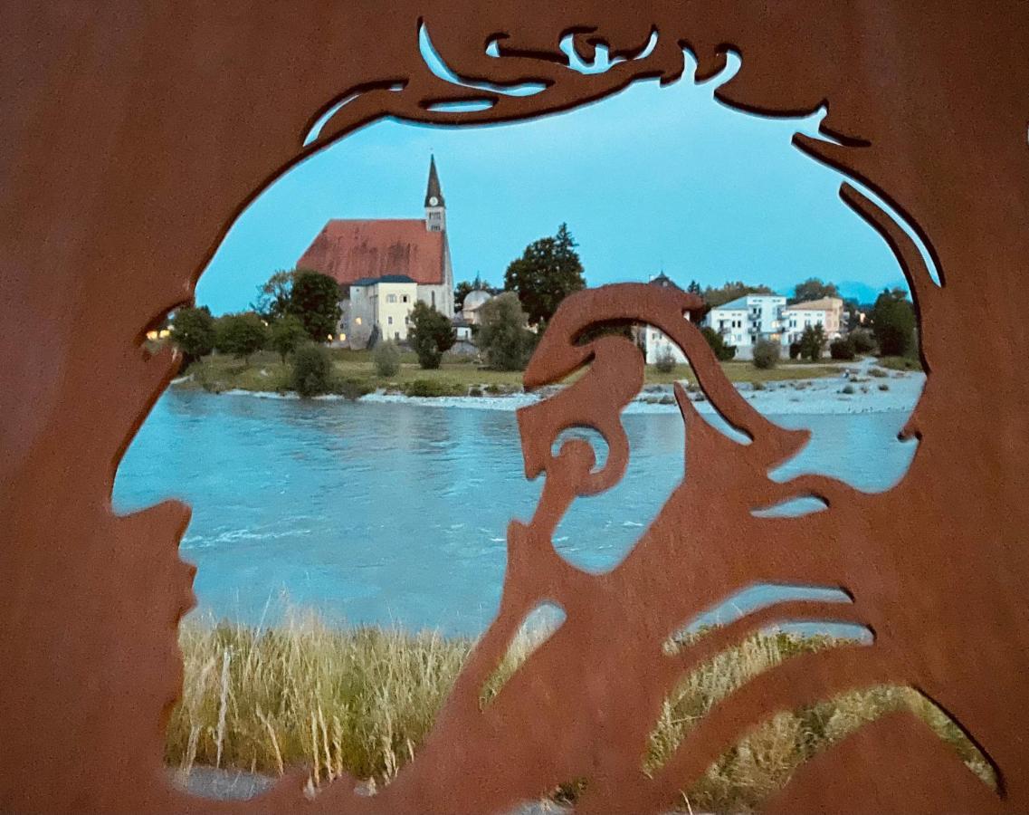 Ferienwohnung An Der Romantischen Salzachschleife Naehe Salzburg لاوفن المظهر الخارجي الصورة